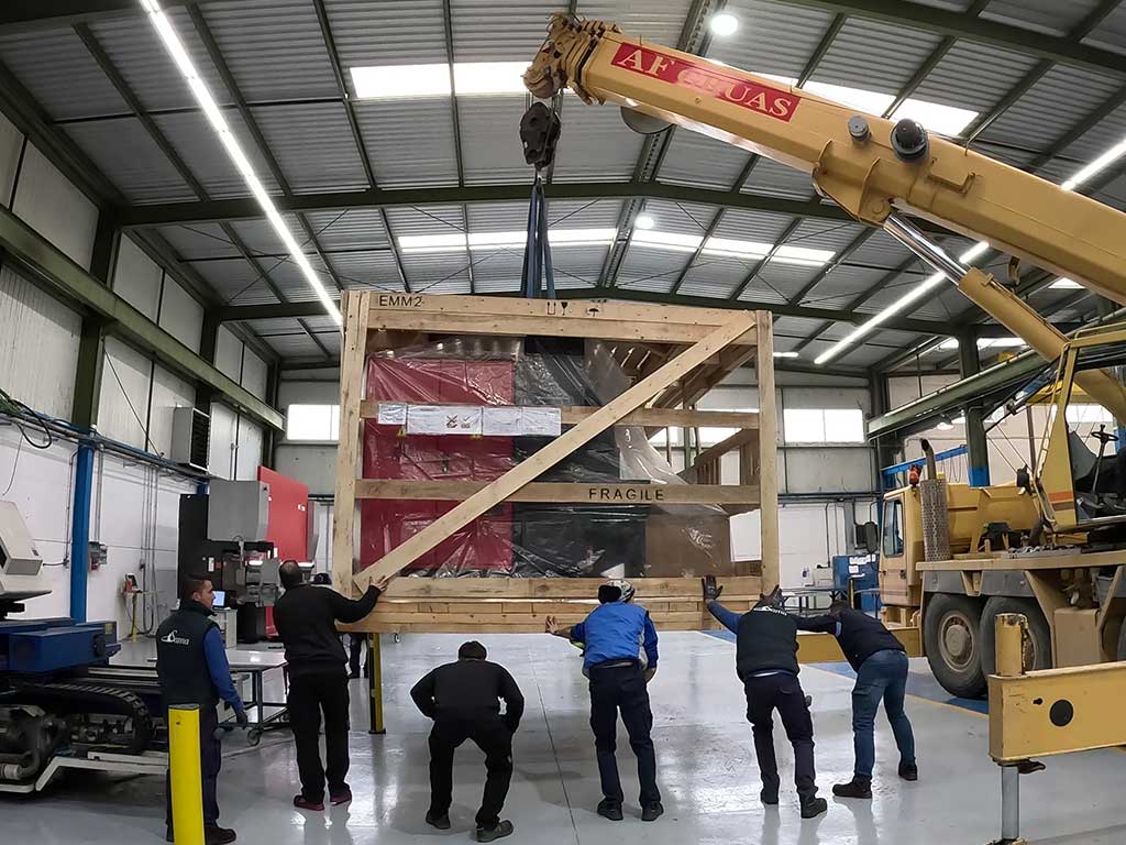 Nuevo sistema de punzonado industrial en Sama