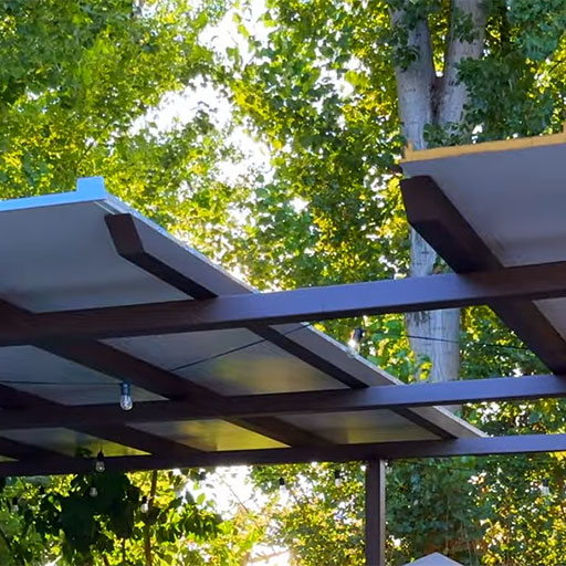 Reparar cubierta de panel sándwich