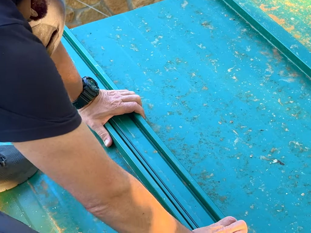 reparación panel sandwich - paso 1