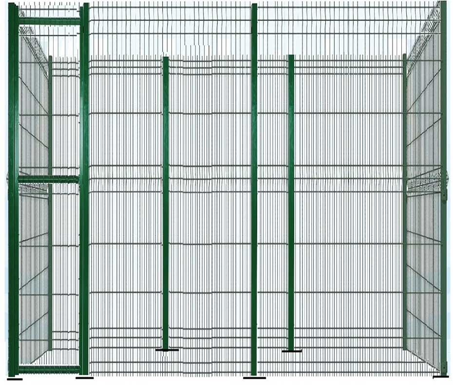 malla electrosoldada plegada perros