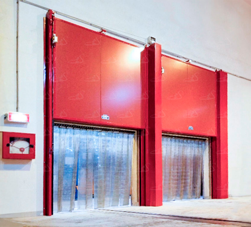 puerta rapida cortafuegos guillotina