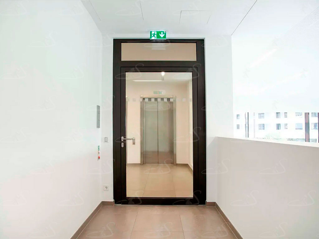 Puerta De Cristal Antiincendios