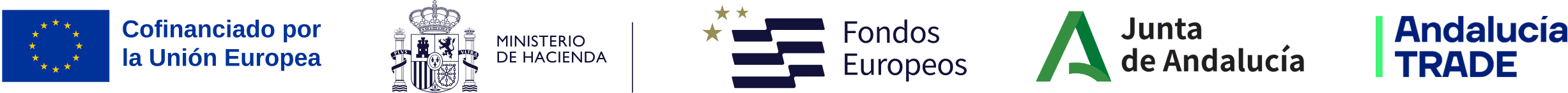 Cofinanciado por la Unión Europea - Fondos Europeos - Junta de Andalucía - Andalucía TRADE